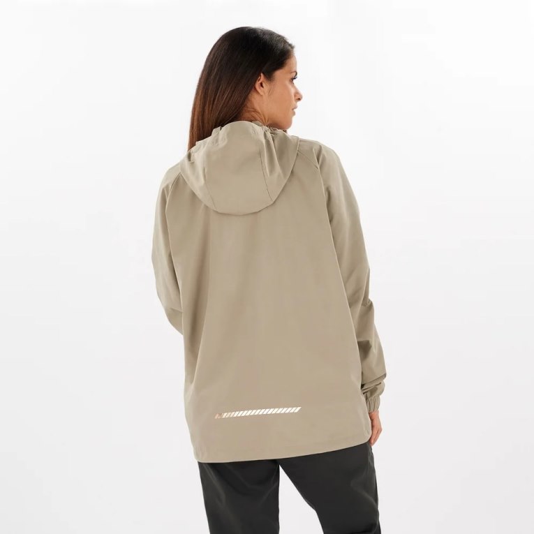 Beige Salomon Outlife Ripstop Half Zip Women's Windbreaker | PH 39254W